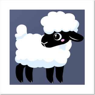 Simple Fluffy Lamb 2 Posters and Art